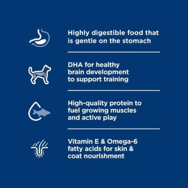 Science Diet Puppy Sensitive Stomach & Skin Salmon and Brown Rice Recipe Dry Dog Food - Image 3