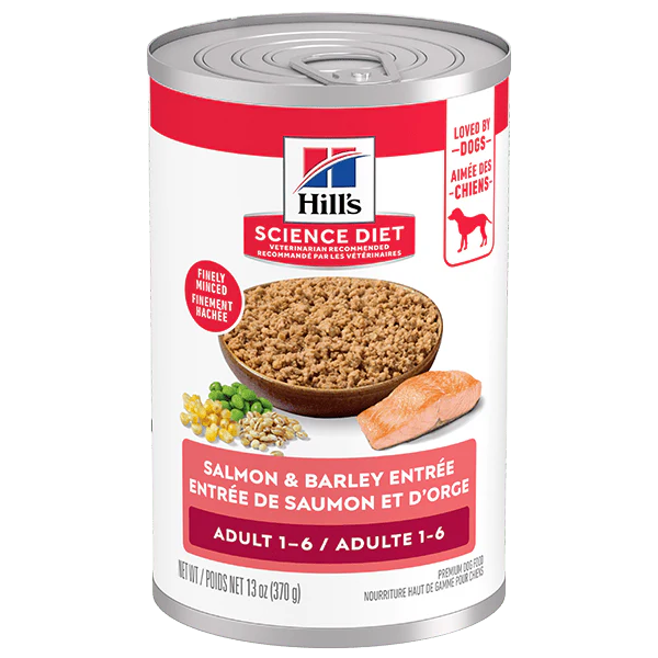 Science Diet Salmon & Barley Entree Adult Canned Dog Food, 13oz - Image 5