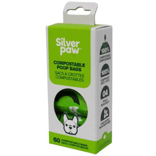 Silver Paw Compostable Poop Bags