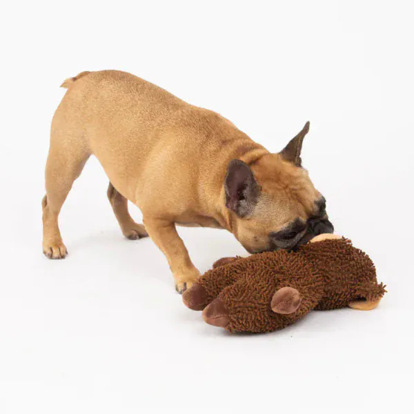 Silver Paw Fiberz Microfiber Farm Bull Dog Toy - Image 3