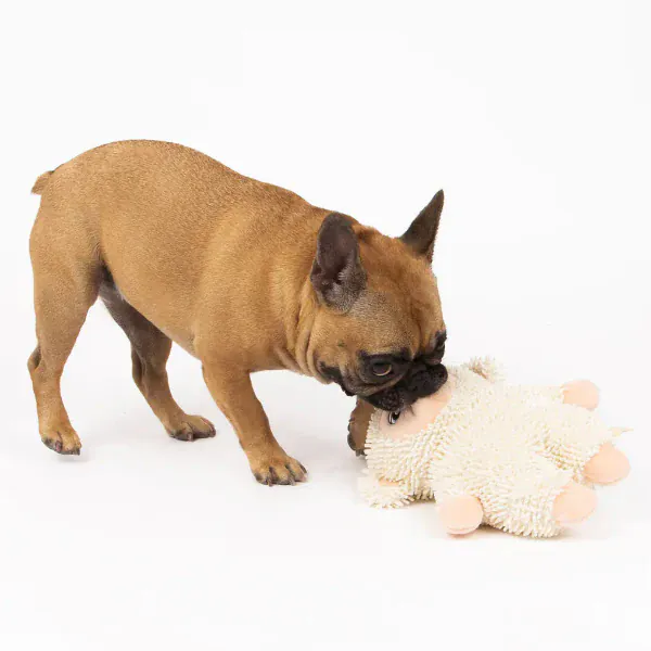 Silver Paw Fiberz Microfiber Farm Lamb Dog Toy - Image 2