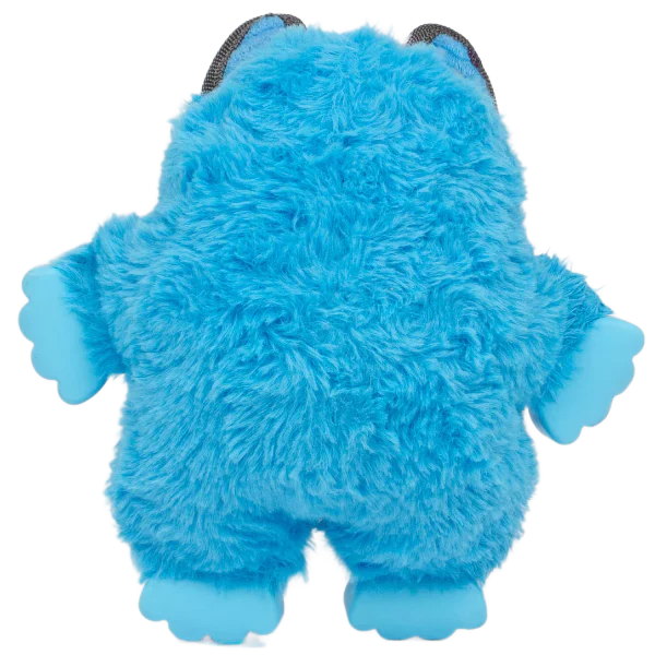 Silver Paw Fubeez Rubber Feet Blue Troll Dog Toy - Image 2