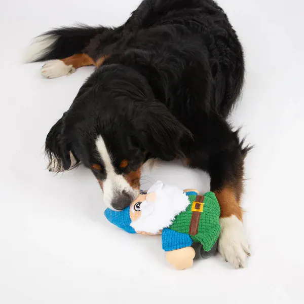 Silver Paw Fubeez Rubber Feet Gnome Dog Toy - Image 4
