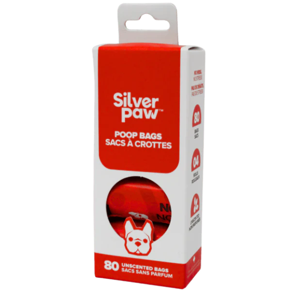 Silver Paw Unscented Poop Bags