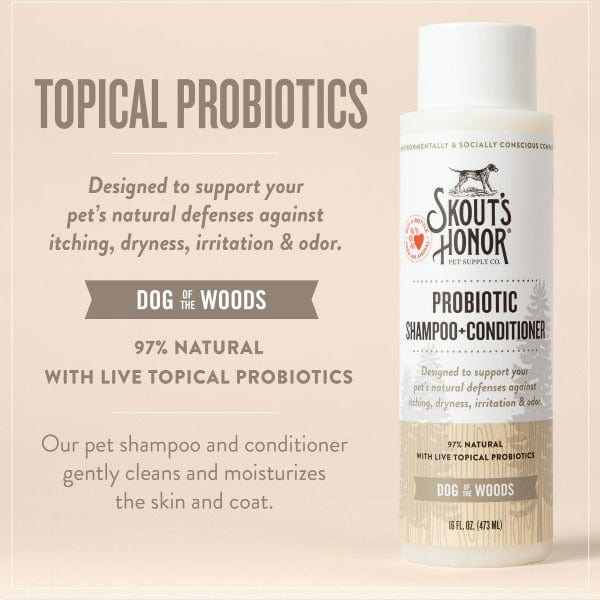 Skout's Honor Probiotic Shampoo & Conditioner; Dog of the Woods - Image 2