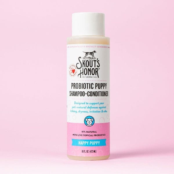 Skout's Honor Probiotic Shampoo & Conditioner; Happy Puppy