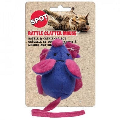Spot Rattle Clatter Mouse Catnip Cat Toy - Image 4