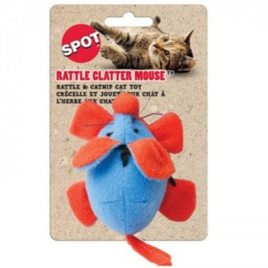 Spot Rattle Clatter Mouse Catnip Cat Toy - Image 6