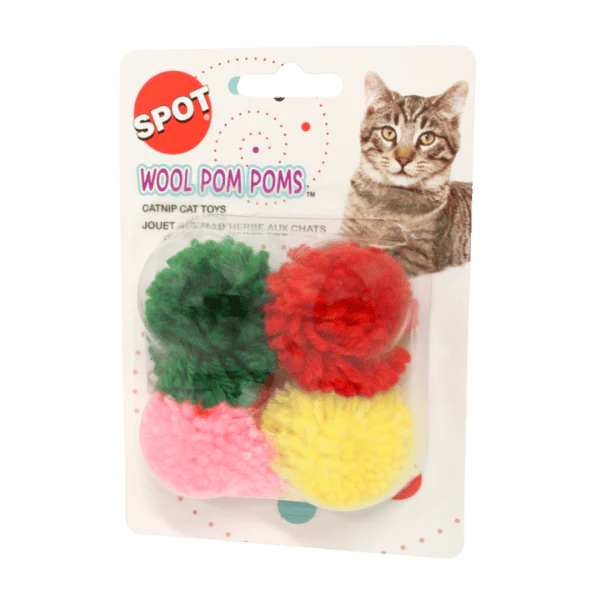 Spot Wool Pom Poms Catnip Cat Toy