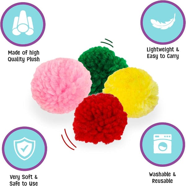 Spot Wool Pom Poms Catnip Cat Toy - Image 3