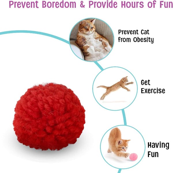 Spot Wool Pom Poms Catnip Cat Toy - Image 4