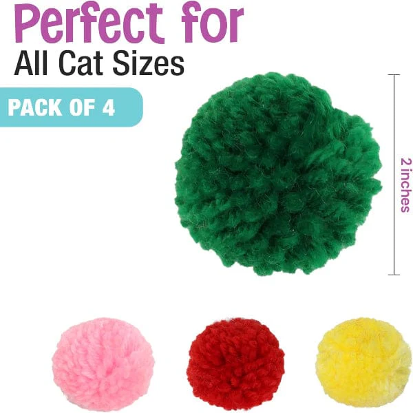 Spot Wool Pom Poms Catnip Cat Toy - Image 6