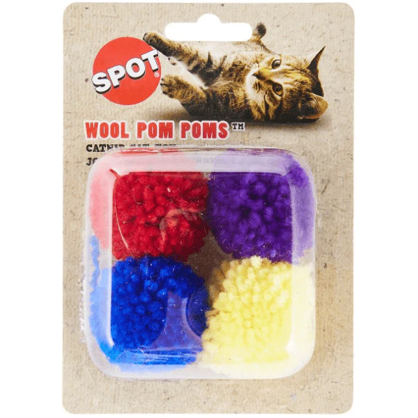 Spot Wool Pom Poms Catnip Cat Toy - Image 8
