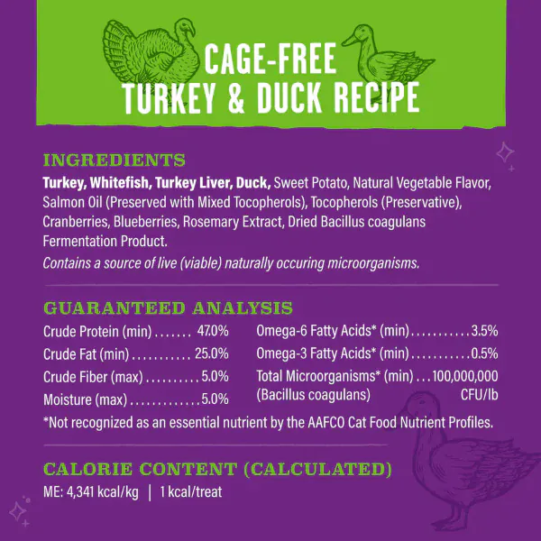 Stella & Chewy's Meowfulls Turkey & Duck Cat Treats* - Image 6