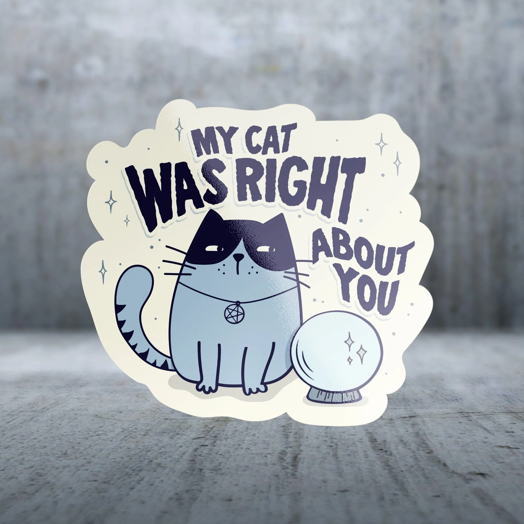 Sticker Pack Cat Sayings - Right About You; Large Sticker - Image 2