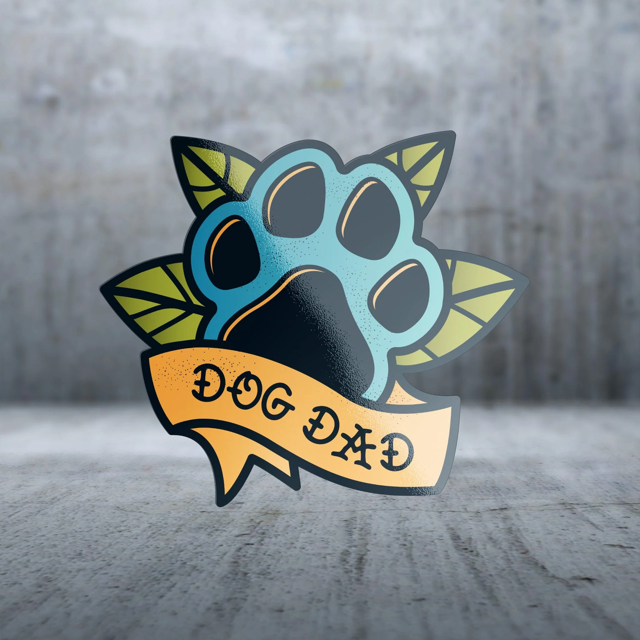 Sticker Pack Dog Sayings -Dog Dad; Small Sticker - Image 2