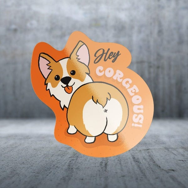 Sticker Pack Dog Sayings - Hello Corgeous; Large Sticker - Image 2