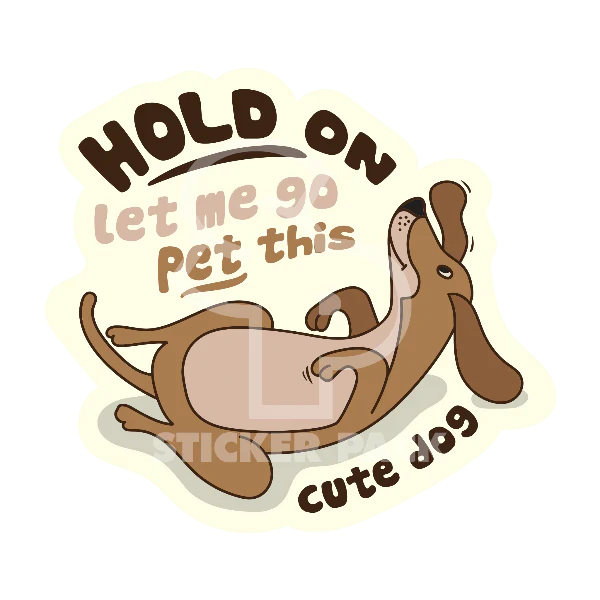Sticker Pack Dog Sayings - Pet Cute Dogs; Small Sticker