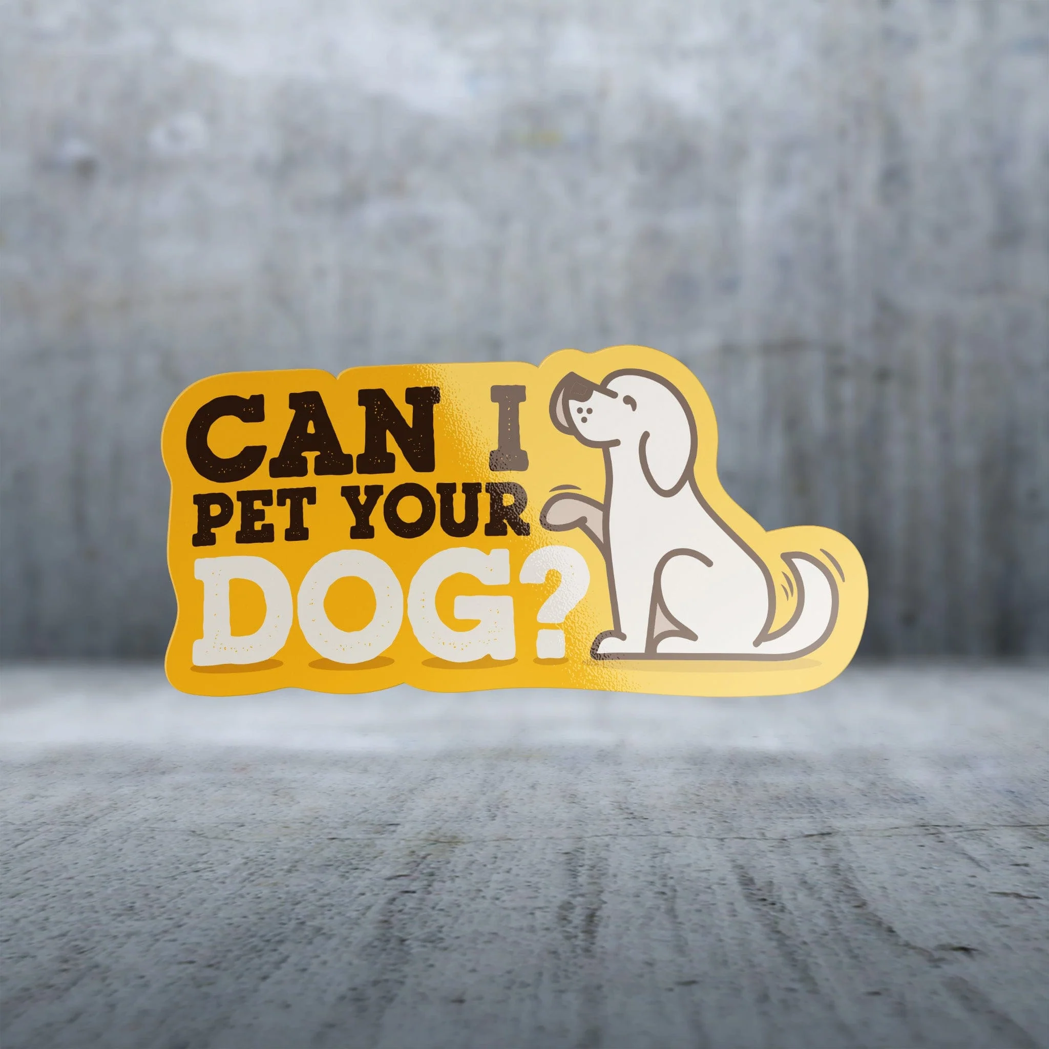 Sticker Pack Dog Sayings - Pet Your Dog; Small Sticker - Image 2