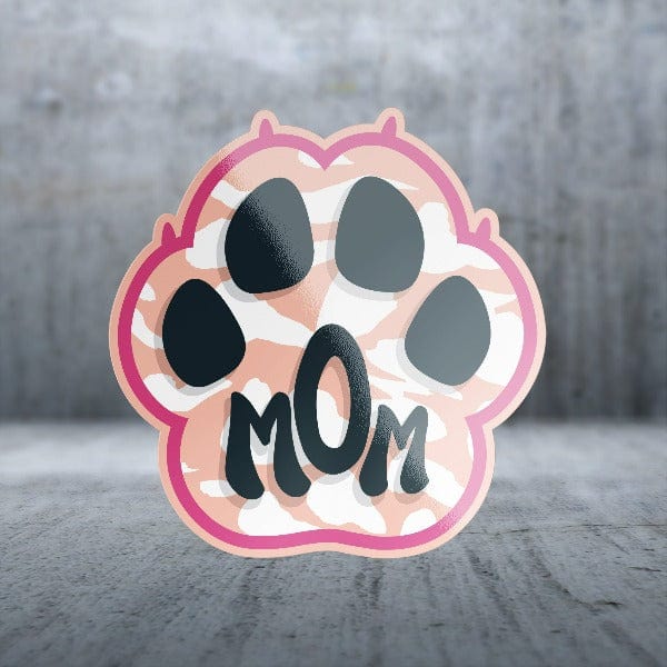 Sticker Pack Dog Sayings - Pink Paw Mom; Small Sticker - Image 2