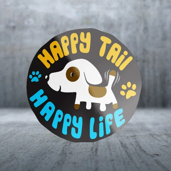 Sticker Pack Happy Tail Happy Life; Large Sticker - Image 2