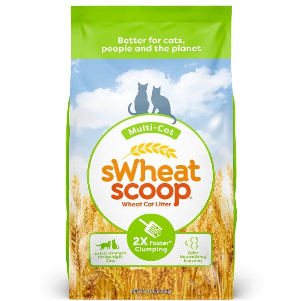 sWheat Scoop Multi-Cat Clumping Wheat Cat Litter