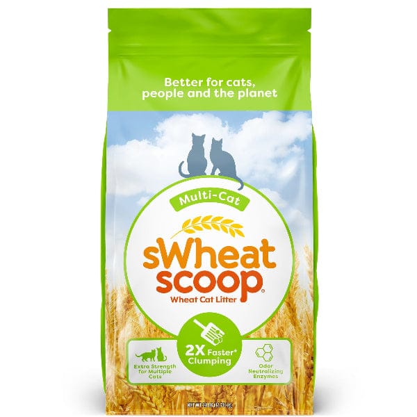 sWheat Scoop Multi-Cat Clumping Wheat Cat Litter - Image 9