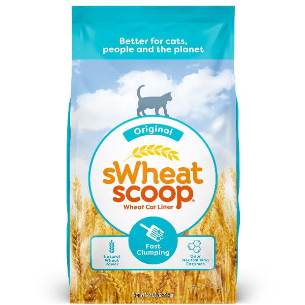 sWheat Scoop Original Fast Clumping Wheat Cat Litter