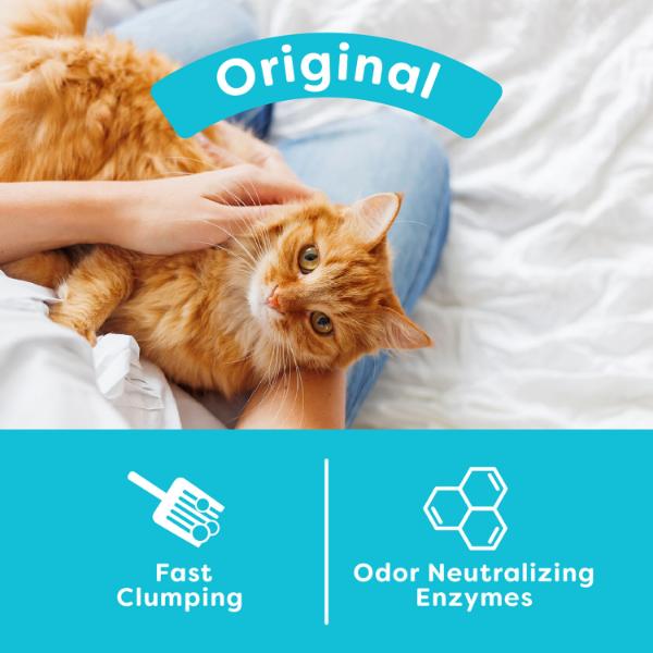 sWheat Scoop Original Fast Clumping Wheat Cat Litter - Image 3