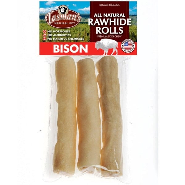 Tasman's Natural Pet All Natural Bison Rawhide - Image 3