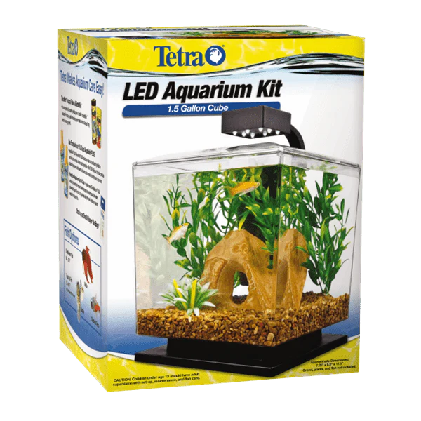 Tetra LED Aquarium Kit - 1.5 Gallon Cube
