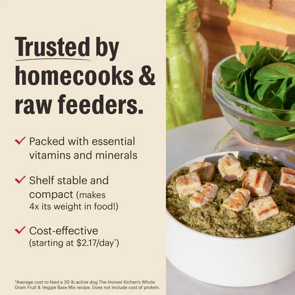 The Honest Kitchen WholeMade | Base Mix Whole Grain Veggie & Fruit Dehydrated Dog Food (SPECIAL ORDER ITEM) - Image 5