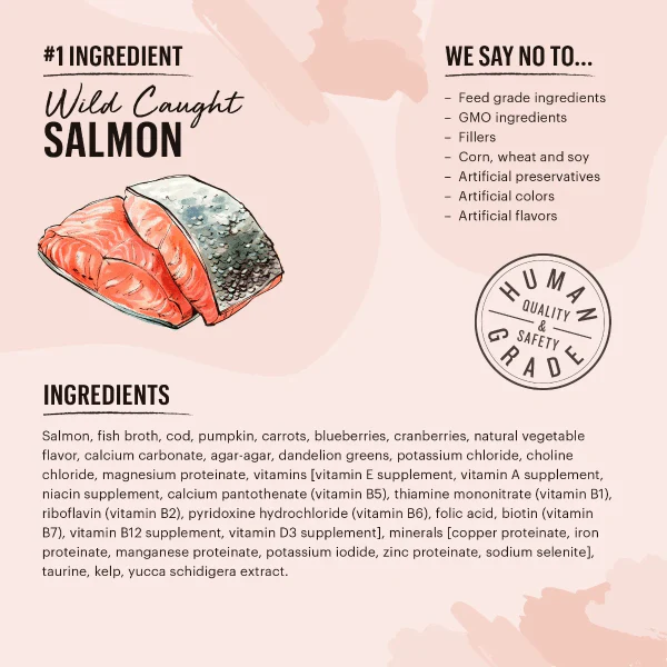 The Honest Kitchen Cate Grain Free Salmon & Cod Pate Wet Cat Food (SPECIAL ORDER ITEM) - Image 3