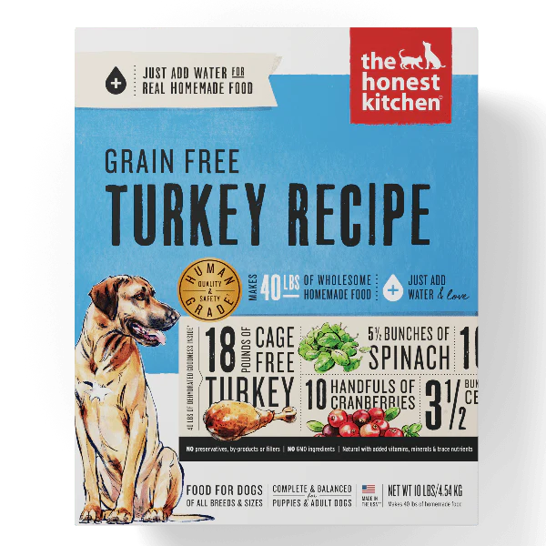 The Honest Kitchen WholeMade | Grain Free Turkey Recipe Dehydrated Dog Food, 10lb - Image 2