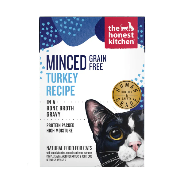 The Honest Kitchen Minced Grain Free Turkey Recipe Wet Cat Food; Case of 12 (SPECIAL ORDER ITEM) - Image 8