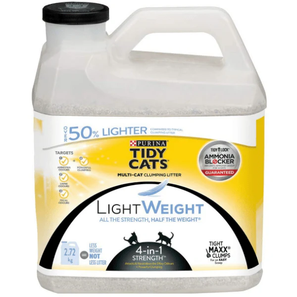 Tidy Cats LightWeight 4-in-1 Strength Clumping Multi-Cat Litter