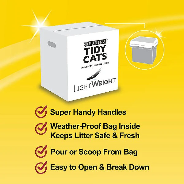 Tidy Cats LightWeight Free & Clean Unscented Clumping Multi-Cat Litter - Image 5