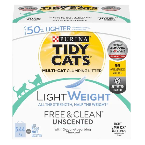 Tidy Cats LightWeight Free & Clean Unscented Clumping Multi-Cat Litter - Image 7