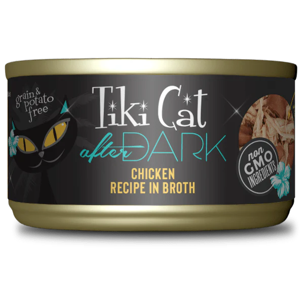 Tiki Cat After Dark | Chicken Recipe Canned Cat Food, 2.8oz