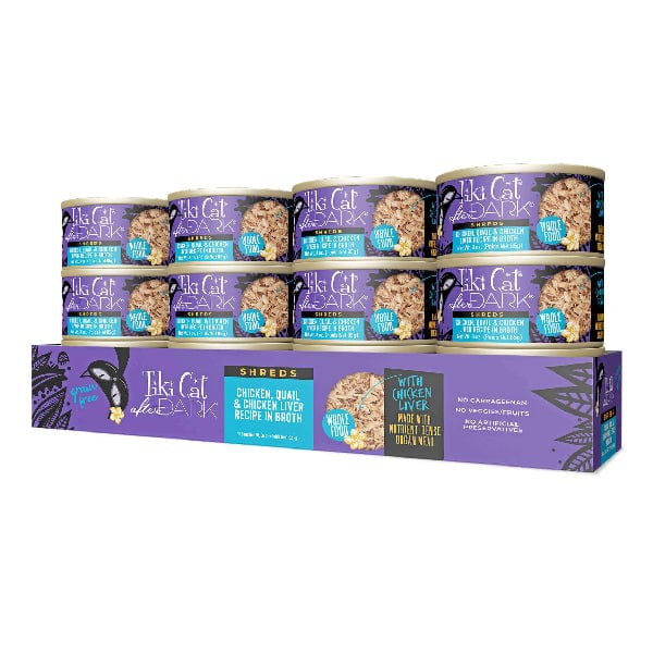 Tiki Cat After Dark | Shreds Chicken, Quail & Chicken Liver Recipe Canned Cat Food, 3oz - Image 7
