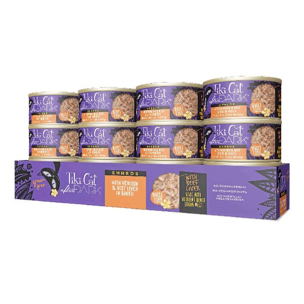 Tiki Cat After Dark | Shreds Venison & Beef Liver Recipe Canned Cat Food, 3oz - Image 7