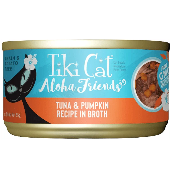 Tiki Cat Aloha Friends | Tuna & Pumpkin Recipe Canned Cat Food