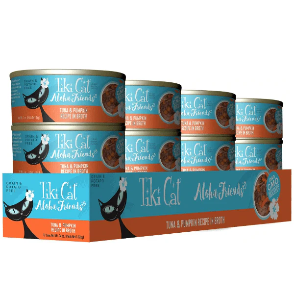 Tiki Cat Aloha Friends | Tuna & Pumpkin Recipe Canned Cat Food - Image 11