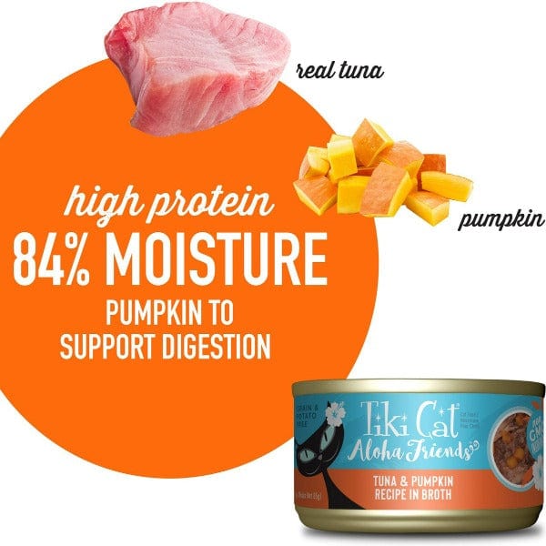 Tiki Cat Aloha Friends | Tuna & Pumpkin Recipe Canned Cat Food - Image 3