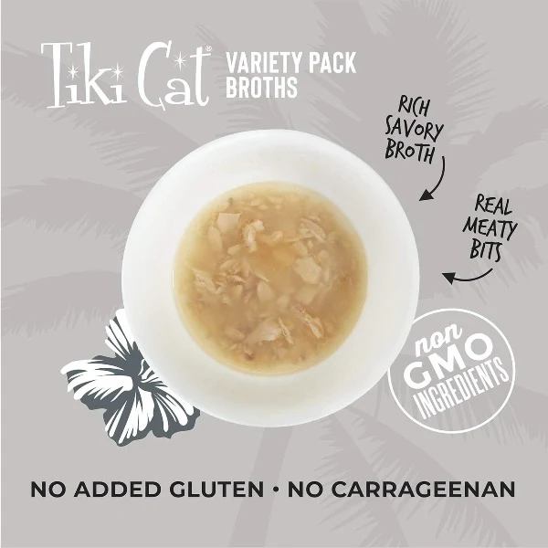 Tiki Cat Born Carnivore | Broths Variety Pack Cat Food Topper - Image 2