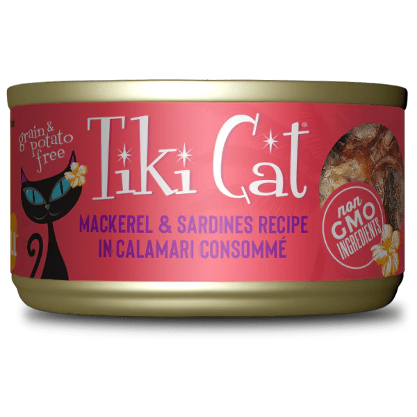 Tiki Cat Grill | Mackerel & Sardines Canned Cat Food