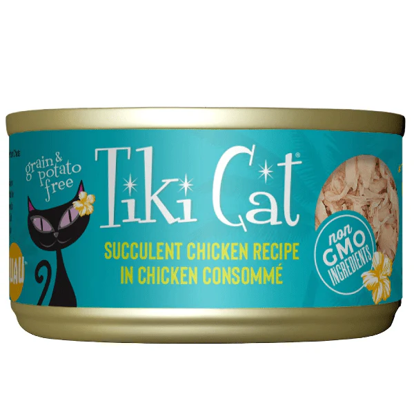 Tiki Cat Luau | Succulent Chicken Recipe Canned Cat Food