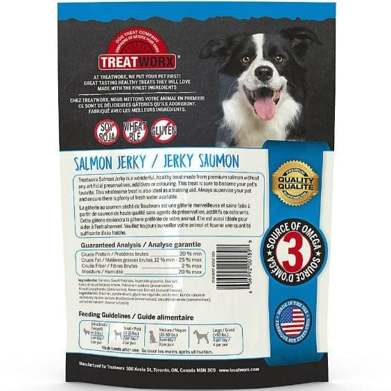 Treatworx Salmon Jerky Dog Treats - Image 2