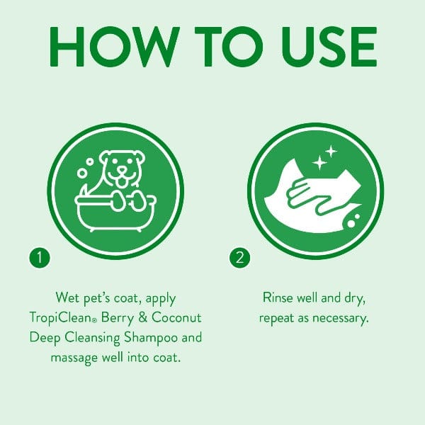 Tropiclean Deep Cleansing Berry & Coconut Pet Shampoo - Image 7