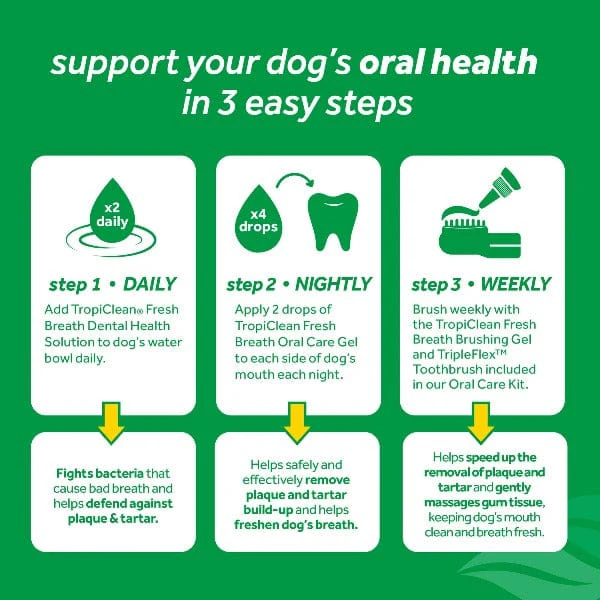 Tropiclean Fresh Breath Clean Teeth Oral Care Gel for Dogs; Peanut Butter - Image 7